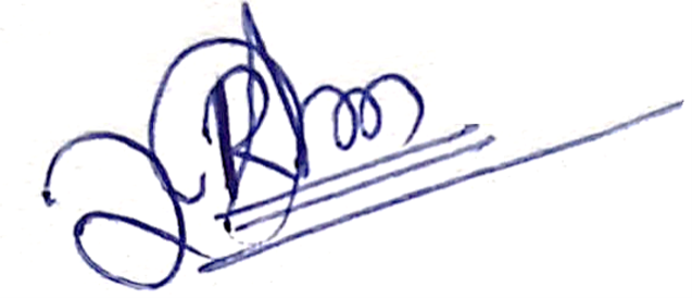 Signature of Mohammad Rashid